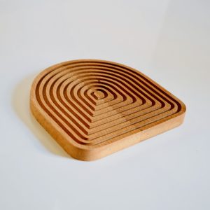 زیرلیوانی چوبی کد z2